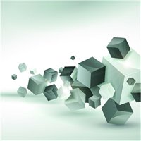 Портреты картины репродукции на заказ - Кубическая абстракция - 3D фотообои|3D фигуры