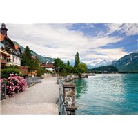Портреты картины репродукции на заказ - Красивая набережная - Фотообои природа|реки