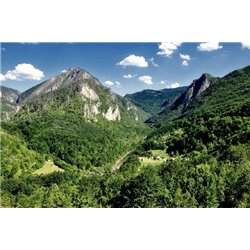 Лес и горы - Фотообои горы - Модульная картины, Репродукции, Декоративные панно, Декор стен