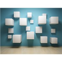 Портреты картины репродукции на заказ - Кубическая абстракция - 3D фотообои|3D расширяющие пространство