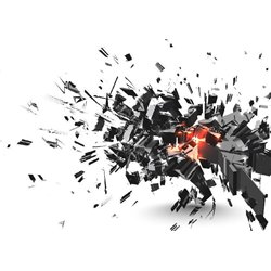 Взрыв - 3D фотообои|3D расширяющие пространство - Модульная картины, Репродукции, Декоративные панно, Декор стен