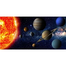 Картина на холсте по фото Модульные картины Печать портретов на холсте Солнечная система - Фотообои Космос