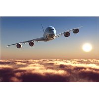 Самолет над облаками - Фотообои Техника и транспорт|самолёты