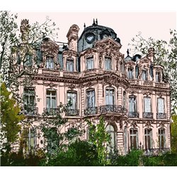 старый дом - Фотообои Иллюстрации - Модульная картины, Репродукции, Декоративные панно, Декор стен