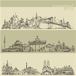 памятники архитектуры - Фотообои Иллюстрации - Модульная картины, Репродукции, Декоративные панно, Декор стен