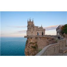 Картина на холсте по фото Модульные картины Печать портретов на холсте Ласточкино гнездо - Фотообои архитектура