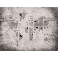 Картина на холсте по фото Модульные картины Печать портретов на холсте Карта - Дизайнерские
