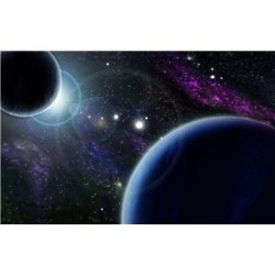 Галактика - Фотообои Космос - Модульная картины, Репродукции, Декоративные панно, Декор стен
