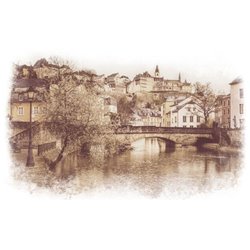 Старый город - Фотообои винтаж - Модульная картины, Репродукции, Декоративные панно, Декор стен