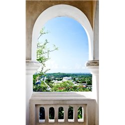 Вид на город - Фотообои терраса - Модульная картины, Репродукции, Декоративные панно, Декор стен