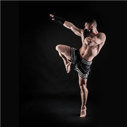 Спортсмен кикбоксер - Фотообои люди|мужчины - Модульная картины, Репродукции, Декоративные панно, Декор стен