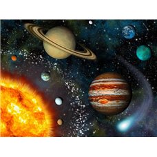 Картина на холсте по фото Модульные картины Печать портретов на холсте Планеты - Фотообои Космос