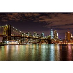 Вид на город ночью - Фотообои Современный город|Англия - Модульная картины, Репродукции, Декоративные панно, Декор стен
