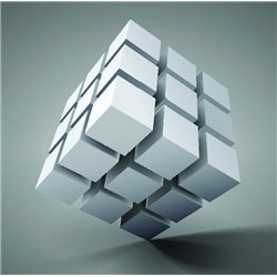 Куб 3D - 3D фотообои|3D фигуры - Модульная картины, Репродукции, Декоративные панно, Декор стен