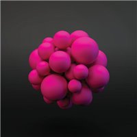 Портреты картины репродукции на заказ - Розовые 3D шары - 3D фотообои|3D фигуры