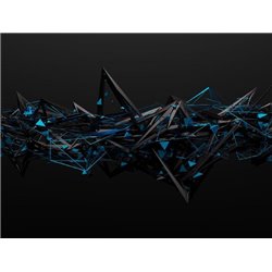 Хаотическая структура - 3D фотообои|Стереоскопические обои - Модульная картины, Репродукции, Декоративные панно, Декор стен
