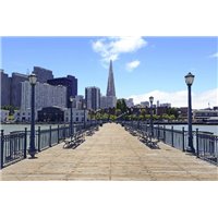 Портреты картины репродукции на заказ - Горизонты города, Калифорния - Фотообои архитектура