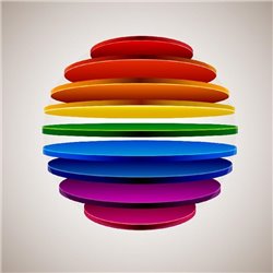 Шар из плоскостей - 3D фотообои - Модульная картины, Репродукции, Декоративные панно, Декор стен
