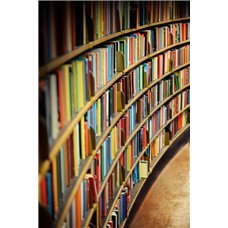 Картина на холсте по фото Модульные картины Печать портретов на холсте Полки с книгами - Фотообои Расширяющие пространство