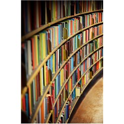 Полки с книгами - Фотообои Расширяющие пространство - Модульная картины, Репродукции, Декоративные панно, Декор стен