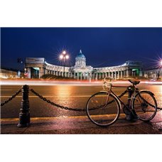 Картина на холсте по фото Модульные картины Печать портретов на холсте Невский проспект Санкт-Петербург - Фотообои Расширяющие пространство