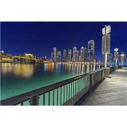 Ночной город - Фотообои терраса - Модульная картины, Репродукции, Декоративные панно, Декор стен