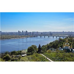 Мост через реку - Фотообои природа|реки - Модульная картины, Репродукции, Декоративные панно, Декор стен