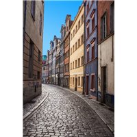 Портреты картины репродукции на заказ - Мощеная улица - Фотообои Старый город