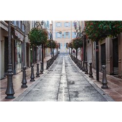Утренний проспект - Фотообои Старый город - Модульная картины, Репродукции, Декоративные панно, Декор стен