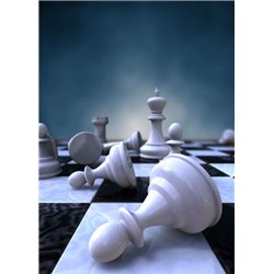 Шахматные фигуры - 3D фотообои|3D фигуры - Модульная картины, Репродукции, Декоративные панно, Декор стен
