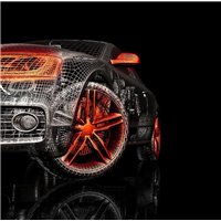 Портреты картины репродукции на заказ - Цифровое авто - 3D фотообои|3D фигуры