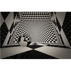 Визуальная иллюзия - 3D фотообои|Стереоскопические обои - Модульная картины, Репродукции, Декоративные панно, Декор стен