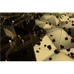 Ломаная стена - 3D фотообои|Стереоскопические обои - Модульная картины, Репродукции, Декоративные панно, Декор стен