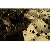 Портреты картины репродукции на заказ - Ломаная стена - 3D фотообои|Стереоскопические обои
