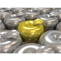 Портреты картины репродукции на заказ - Золотая середина - 3D фотообои|3D фигуры