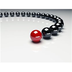 Цепочка шаров - 3D фотообои|3D фигуры - Модульная картины, Репродукции, Декоративные панно, Декор стен