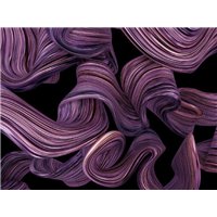 Портреты картины репродукции на заказ - Волнистые линии - 3D фотообои|Стереоскопические обои
