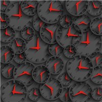 Часы - 3D фотообои|3D паттерн