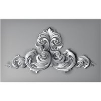 Трехмерный цветочный узор - 3D фотообои|3D паттерн