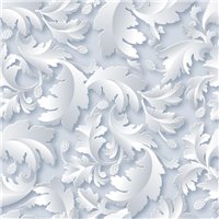 Портреты картины репродукции на заказ - Орнамент из листьев - 3D фотообои|3D паттерн