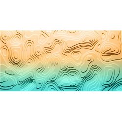 Желто-голубой 3д фон - 3D фотообои|3D паттерн - Модульная картины, Репродукции, Декоративные панно, Декор стен