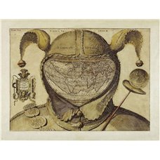 Картина на холсте по фото Модульные картины Печать портретов на холсте Первооткрыватель - Фотообои карта мира