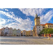 Картина на холсте по фото Модульные картины Печать портретов на холсте Староместская площадь, Прага, Чехия - Фотообои Старый город|Прага