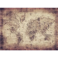 Винтажная карта - Фотообои винтаж - Модульная картины, Репродукции, Декоративные панно, Декор стен