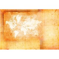 Портреты картины репродукции на заказ - Карта - Фотообои винтаж