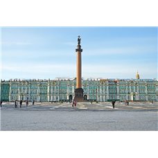 Картина на холсте по фото Модульные картины Печать портретов на холсте Главный музей города - Фотообои Современный город|Санкт-Петербург