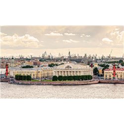 Панорама Санкт-Петербурга - Фотообои Современный город|Санкт-Петербург - Модульная картины, Репродукции, Декоративные панно, Декор стен