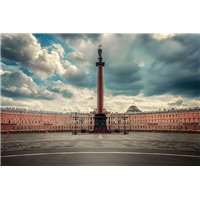 Портреты картины репродукции на заказ - Александровская колонна - Фотообои Современный город|Санкт-Петербург