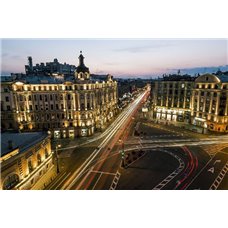 Картина на холсте по фото Модульные картины Печать портретов на холсте Ночной Санкт-Петербург - Фотообои Современный город|Санкт-Петербург