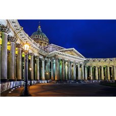 Картина на холсте по фото Модульные картины Печать портретов на холсте Казанская Площадь - Фотообои Современный город|Санкт-Петербург